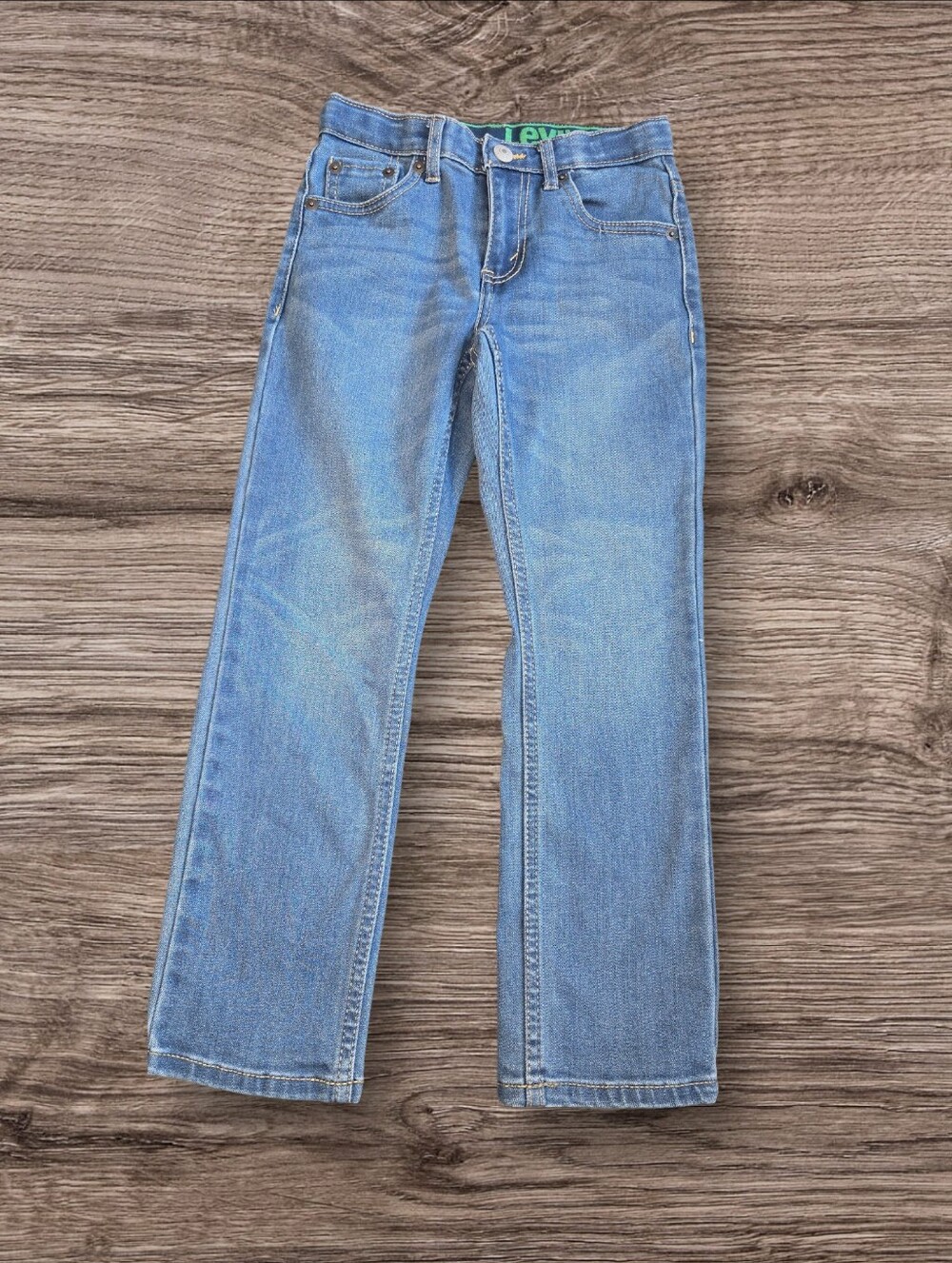 Levi's Youth Size 7 Regular Light Blue Jeans Style 511